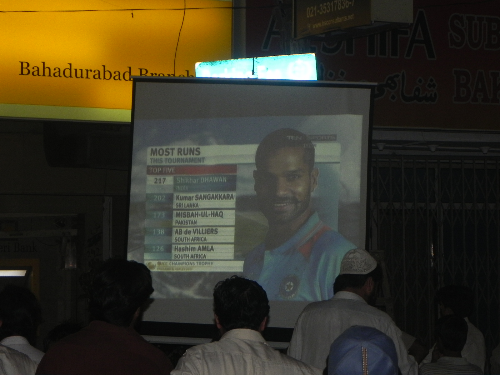 Live Cricket Screening