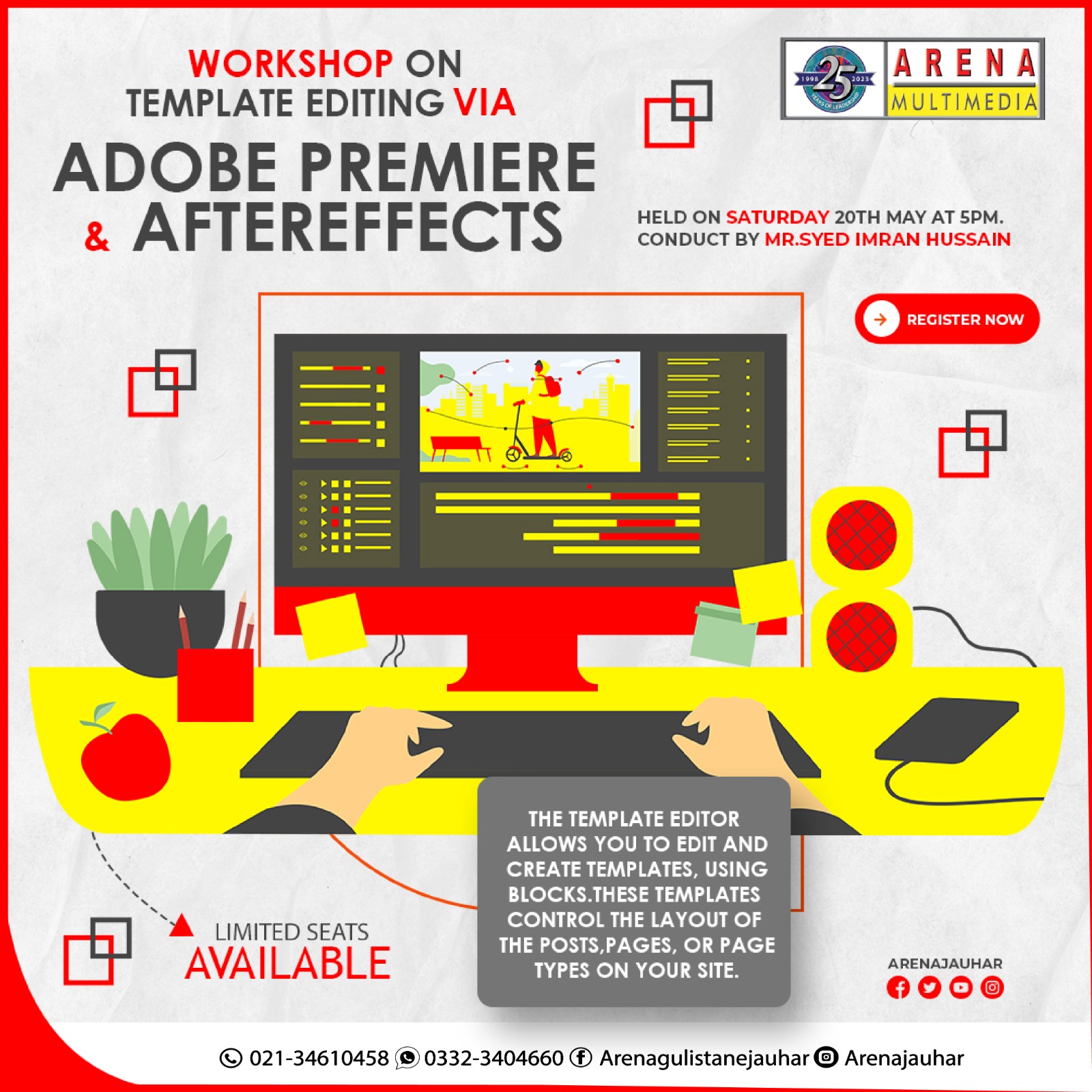 Template Editing via Adobe Premiere & Aftereffects